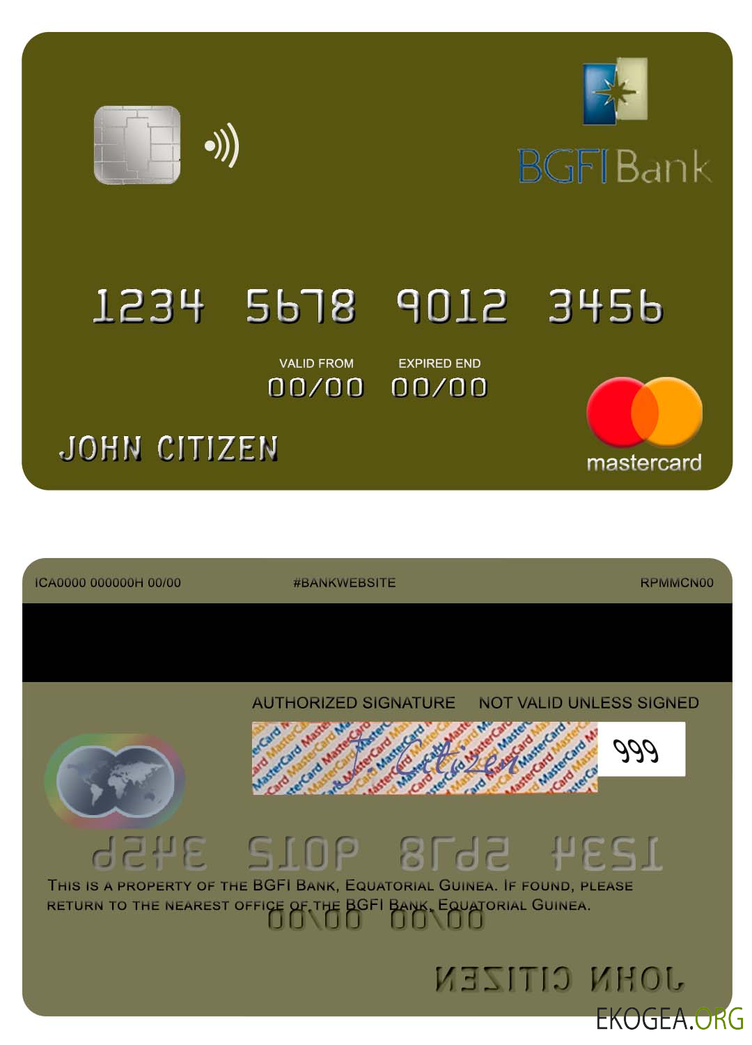 Mastercard BGFI Bank de Guinée Equatoriale